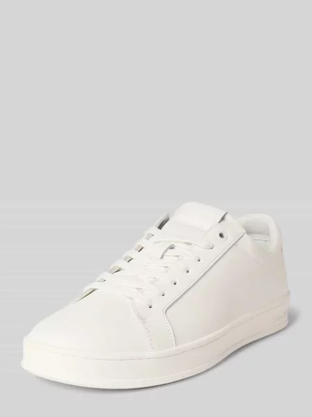 Sneakersy z gładką podeszwą Ck Calvin Klein białe