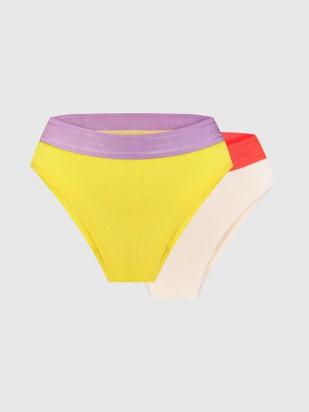 Набір трусів brabrabra мультиколор поліамід/поліестер жовті