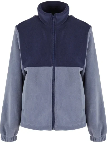 Urban Classics Jachetă fleece indigo / porumbel albastru