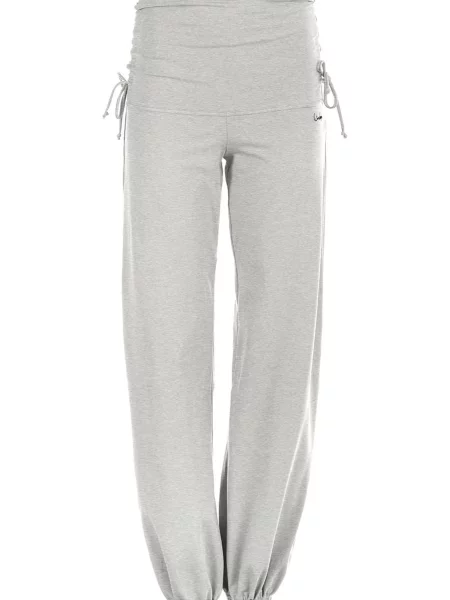 Winshape Športne hlače pegasto siva črna