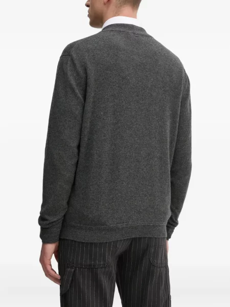 Cardigan Bally cu broderie gri