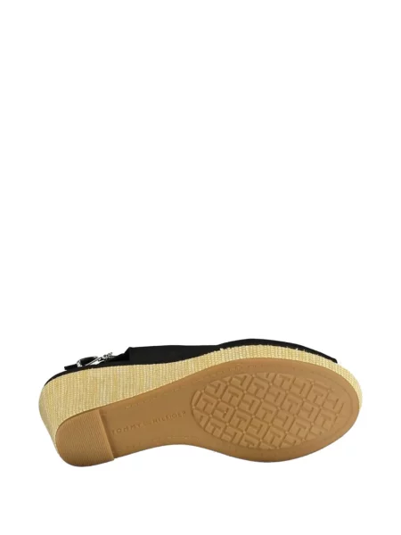 Sandale Tommy Hilfiger cu pană negru