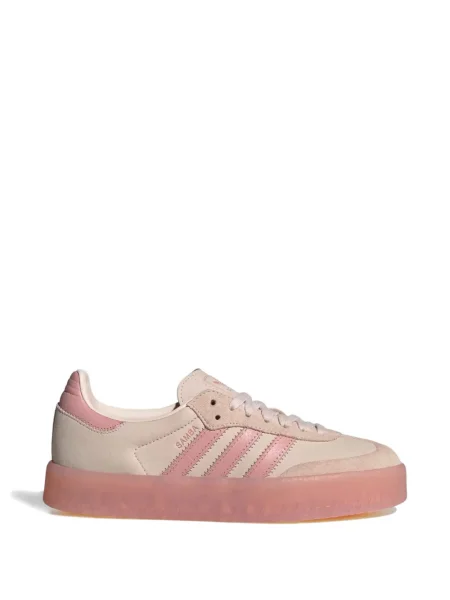 Sneakerși Adidas Hoops cu platformă maro