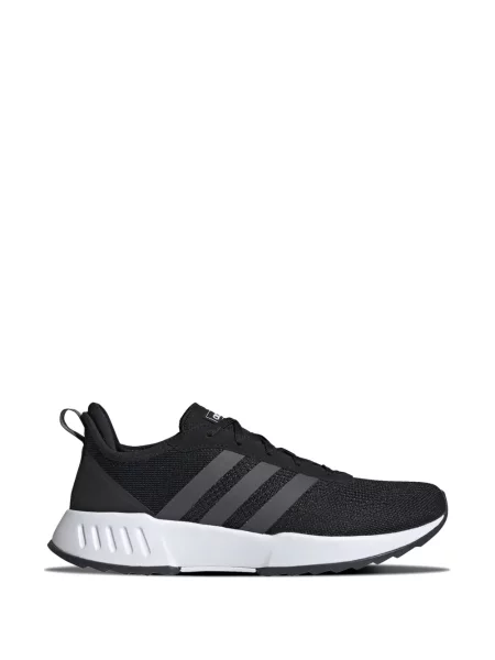 Sneakerși Adidas Solar cu șireturi cu dungi din dantelă negru
