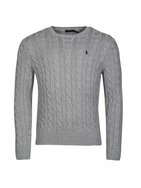 Polo Ralph Lauren Pulover Driver nebeško modra / pegasto siva