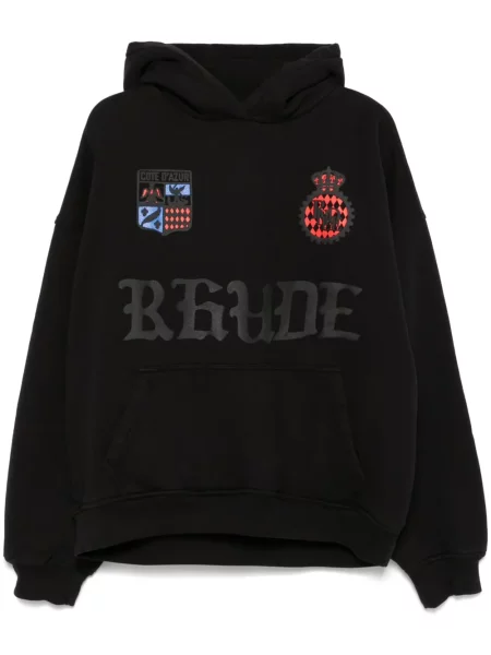 Hanorac cu glugă Rhude negru