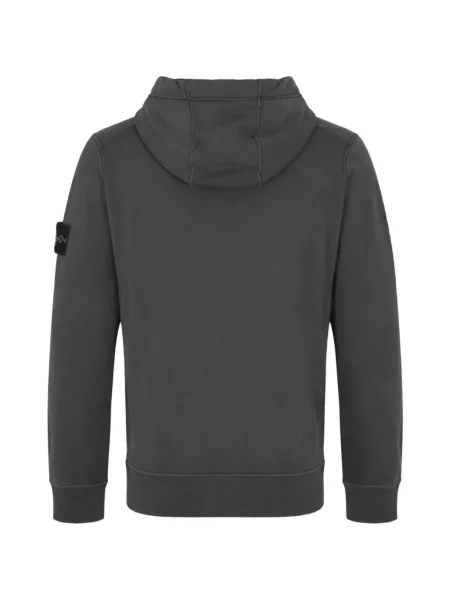 Hanorac cu glugă Stone Island cu strasuri gri