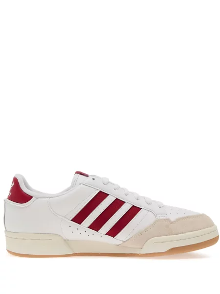 Sneakerși Adidas Gazelle din piele cu dungi maro