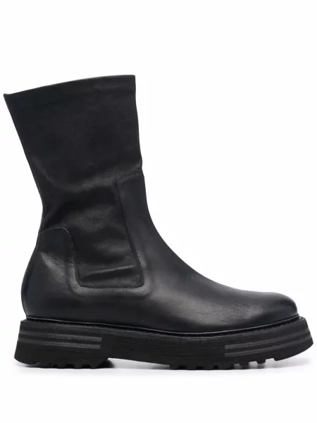 Cizme scurte Guidi slip-on negru