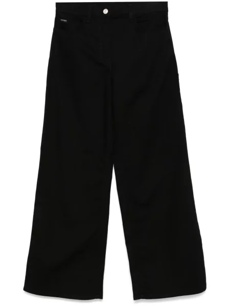 Jeansy Courreges czarne