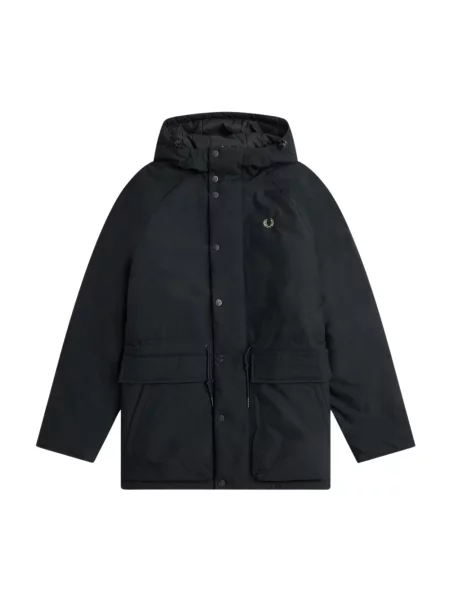 Kurtka Fred Perry z kapturem czarna
