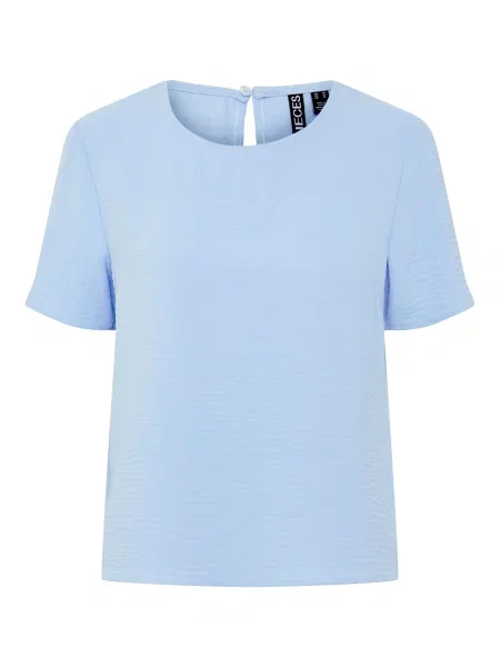 PIECES Tricou ANNA deschis albastru