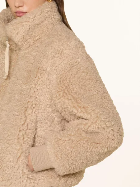 Marc O'polo Denim Kurtka Pluszowa beige beżowa