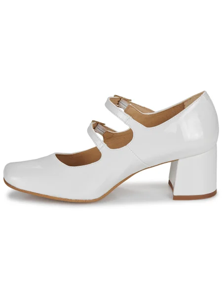 Pantofi Betty London alb
