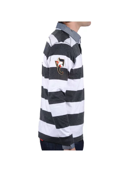 Polo majica Vent Du Cap siva