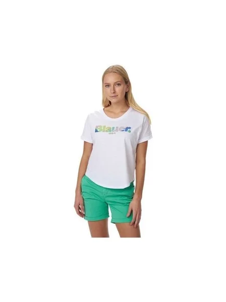 Tricou Blauer alb
