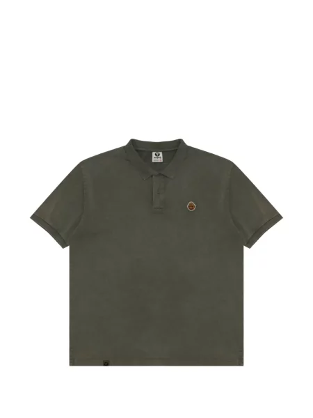 Tricou polo Aape By A Bathing Ape cu aplicații verde