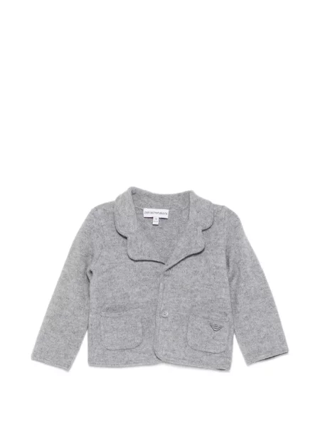 Kardigan dziecięcy Emporio Armani szary