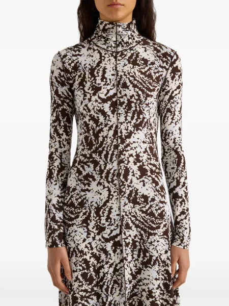 Rochie maxi Proenza Schouler White Label din jerseu alb