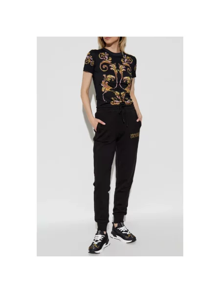 Koszulka Versace Jeans Couture czarna