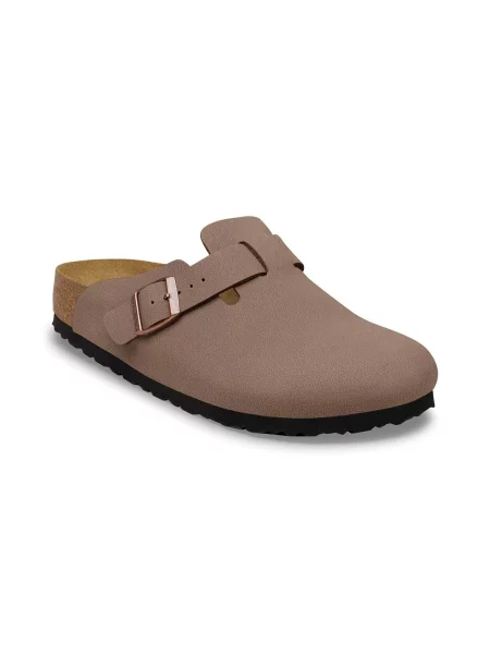 Birkenstock Boston TEX Birko-Flor Narrow Fit Mocca Kobiety Sandały Birkenstock Size: 7 brązowy