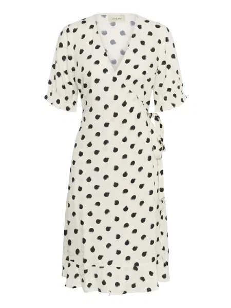 Cream Šaty černá bílá