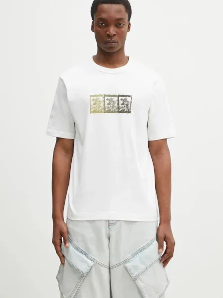 Тениска Norse Projects Holger Post Stamp Print T-Shirt с принт бяло