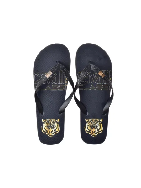 Papuci Cavalli Class Sport negru