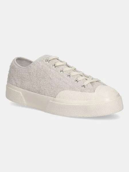 Semišové tenisky Superga WORKS HAIRY SUEDE béžová
