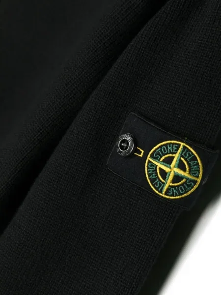 Sweter dziecięcy Stone Island czarny
