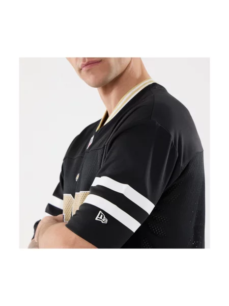 Mrežasta majica New Era crna