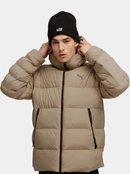 Зимова куртка PUMA MONO HOODED коричневий