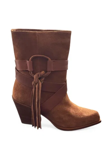 Botine Vic Matié plic maro