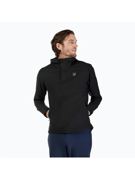 Férfi kerékpáros kabát Fox Racing Ranger Wind Pullover fekete. Méret: M fekete