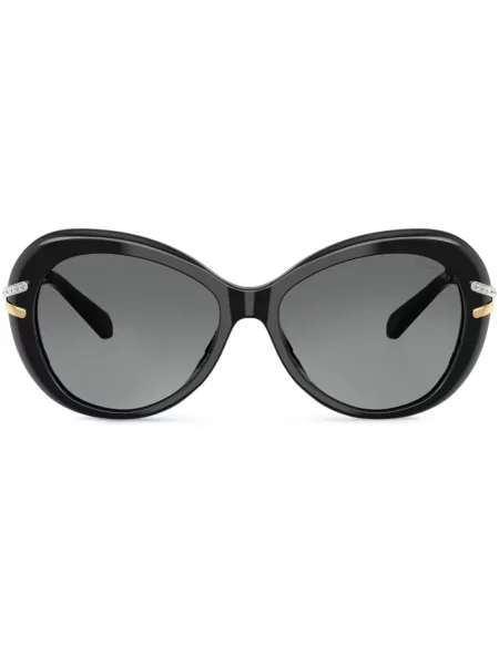Ochelari de soare Swarovski de cristal negru