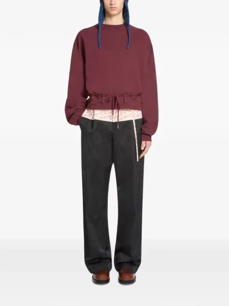 Decupat hanorac Dries Van Noten roșu