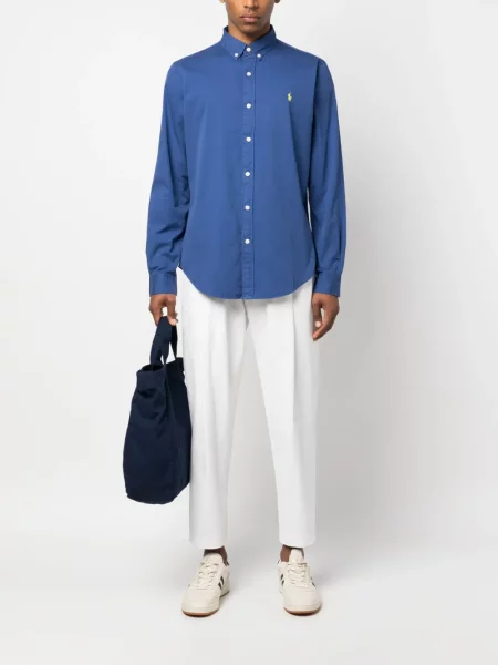 Siuvinėta ilgas marškiniai Polo Ralph Lauren