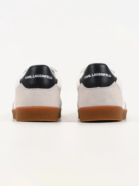 Sneakerși Karl Lagerfeld din piele alb