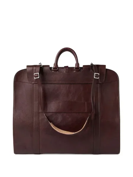 Costum Brunello Cucinelli din piele de costum roșu