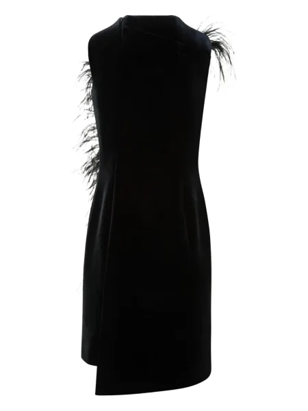 Rochie Akris cu pene de costum negru