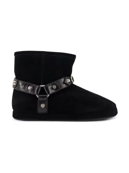 Buty do kostki Balenciaga skórzane czarne