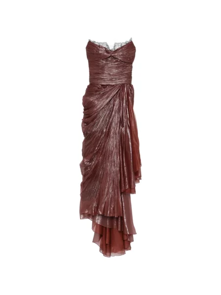 Rochie Maria Lucia Hohan din dantelă maro