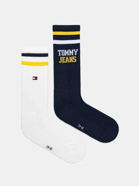 Чорапи Tommy Jeans 2 чифта тъмносиньо