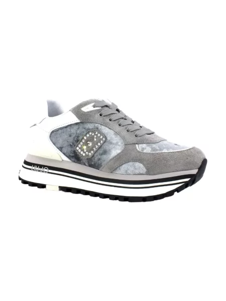 Sneakersy Liu Jo skórzane casual szare