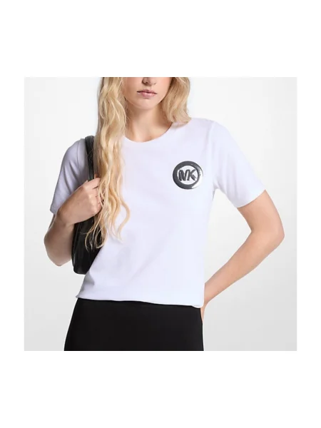 Tricou Michael Michael Kors mini alb