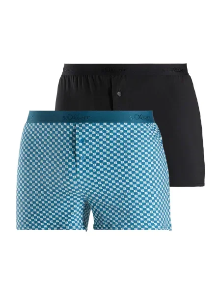 S.Oliver Boksarice petrol / črna bela
