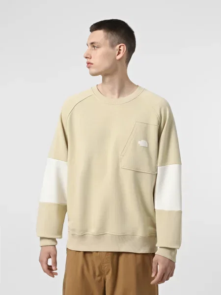 Світшот The North Face Terry Relaxed бавовна/поліестер бежевий