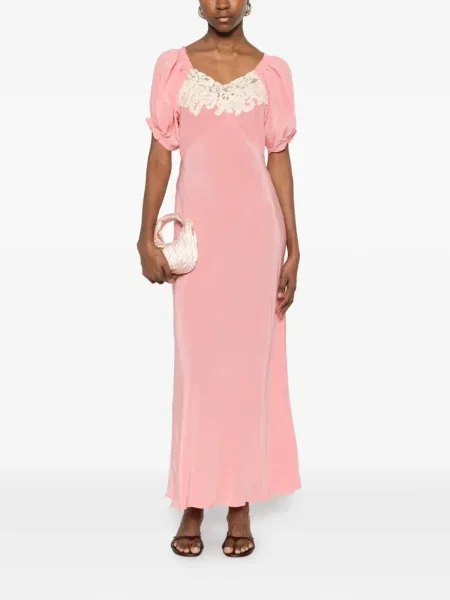 Rochie maxi Rixo de costum roz