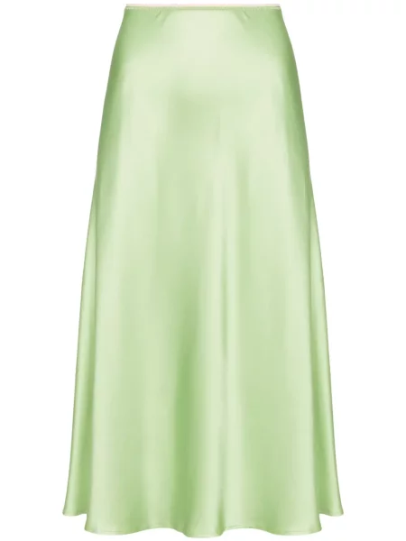 Fusta plisata N°21 plisată până la genunchi verde