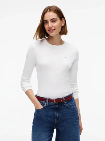 Tommy Hilfiger Bluză Cody alb